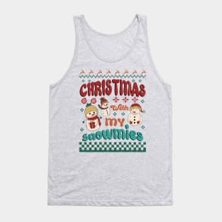 Christmas with my Snowmies Tank Top